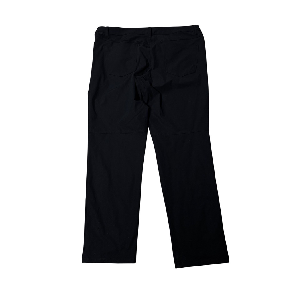 Lululemon ABC Pant Slim Straight Black 5 Pocket Warpstreme Mens 38x31